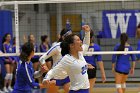 VB vs WSU  Wheaton Women's Volleyball vs Worcester State University. - Photo by Keith Nordstrom : Wheaton, Volleyball